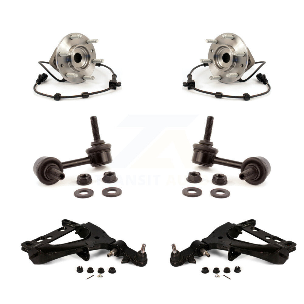 Bearing Lower Control Arm & Link Front Kit (6Pc) For GMC Chevrolet Envoy XL EXT