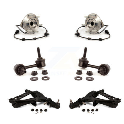 Bearing Lower Control Arm & Link Front Kit (6Pc) For GMC Chevrolet Envoy XL EXT