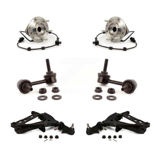 Bearing Lower Control Arm & Link Front Kit (6Pc) For GMC Chevrolet Envoy XL EXT