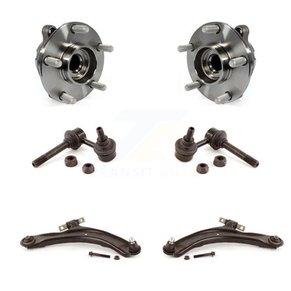 Hub Bearing Lower Control Arm Link Front Kit (6Pc) For Nissan 370Z Base/Touring