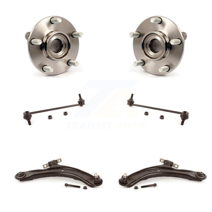 Bearing Lower Control Arm with BJ & Link Front Kit (6Pc) For Nissan Rogue Select