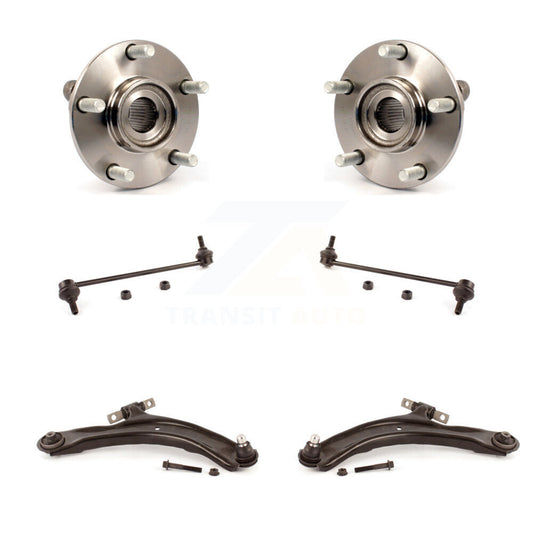 Bearing Lower Control Arm with BJ & Link Front Kit (6Pc) For Nissan Rogue Select