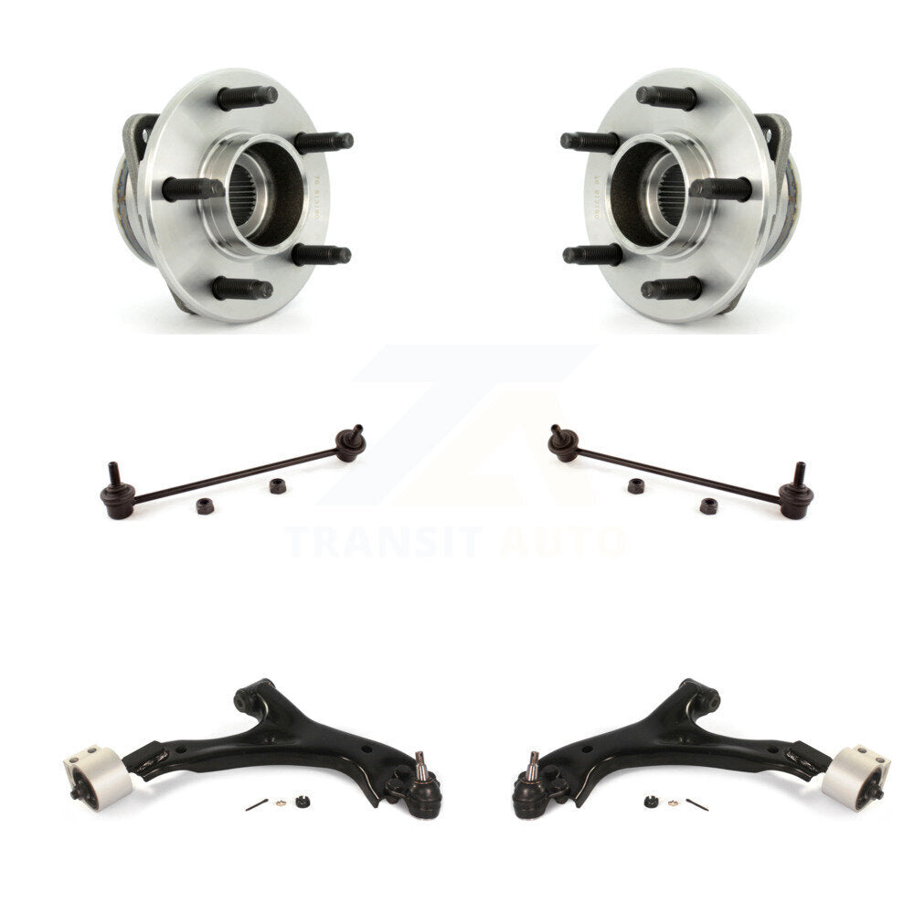 Bearing Lower Control Arm & Link Front Kit (6Pc) For Saturn Vue Pontiac Torrent