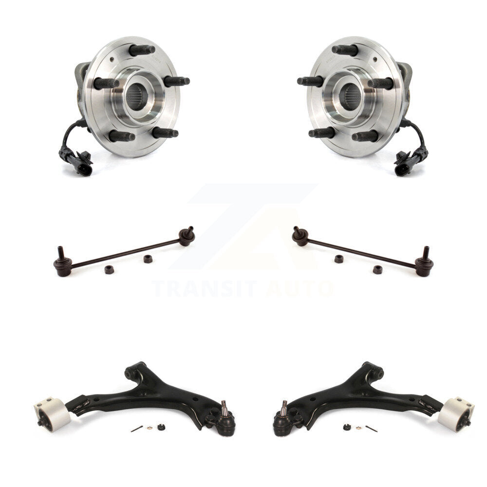 Hub Bearing Lower Control Arm Link Front Kit (6Pc) For Chevrolet Equinox Pontiac