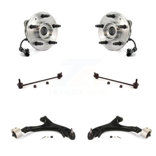 Hub Bearing Lower Control Arm Link Front Kit (6Pc) For Chevrolet Equinox Pontiac