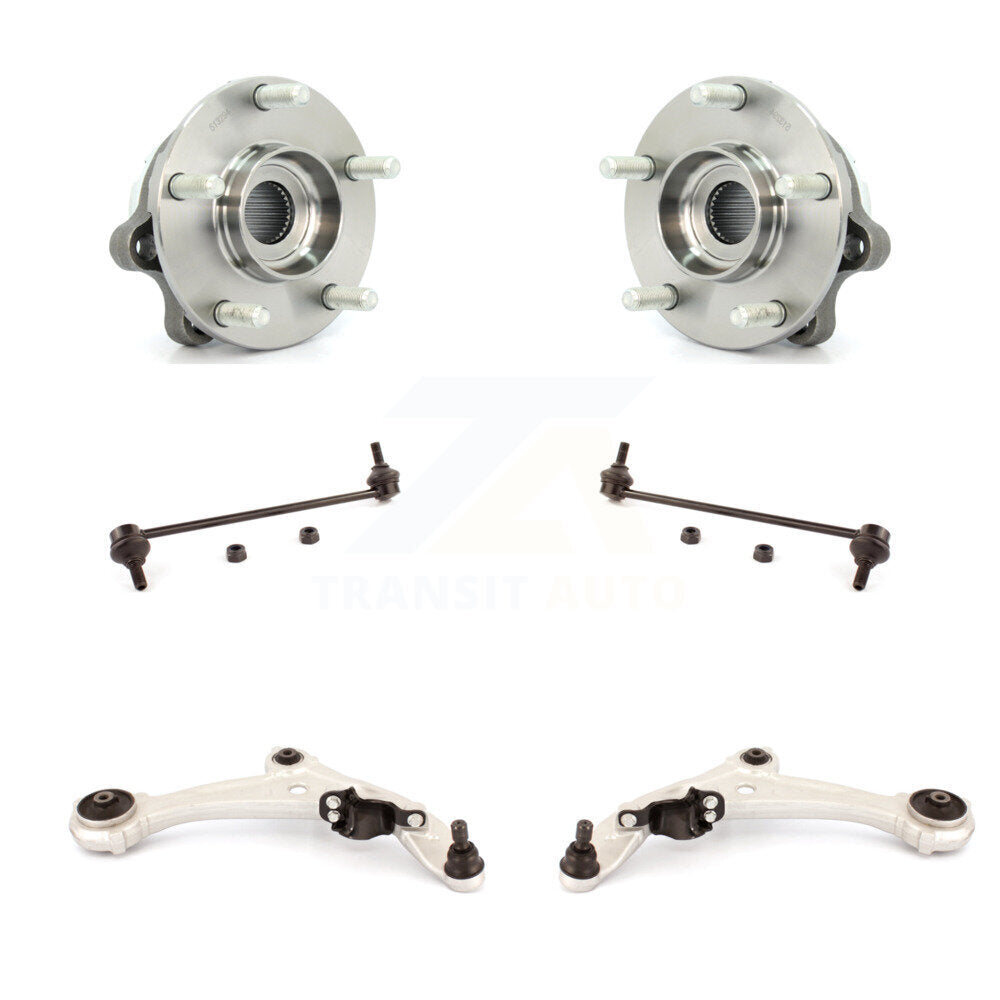 Bearing Lower Control Arm Link Front Kit (6Pc) For 2007-2012 Nissan Altima 2.5L