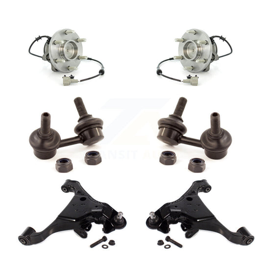 Bearing Lower Control Arm & Link Front Kit (6Pc) For Nissan Frontier Pathfinder