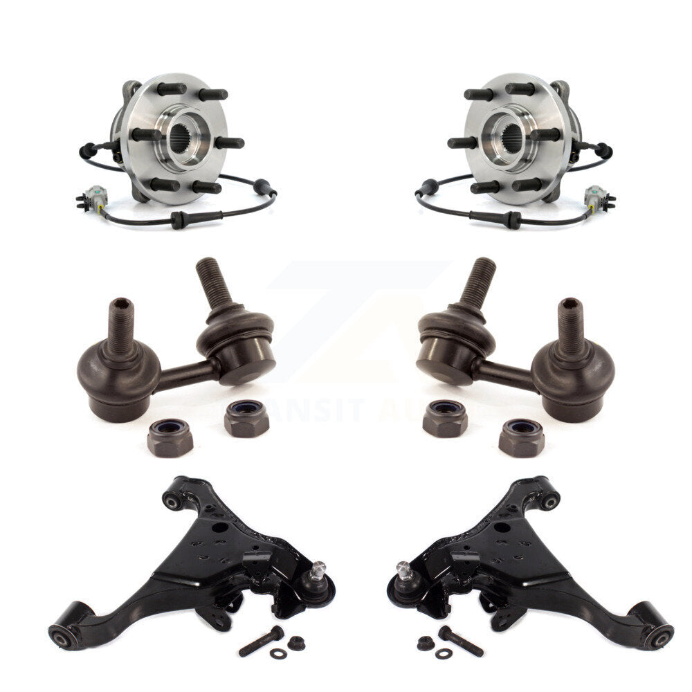 Bearing Lower Control Arm & Link Front Kit (6Pc) For Nissan Frontier Pathfinder