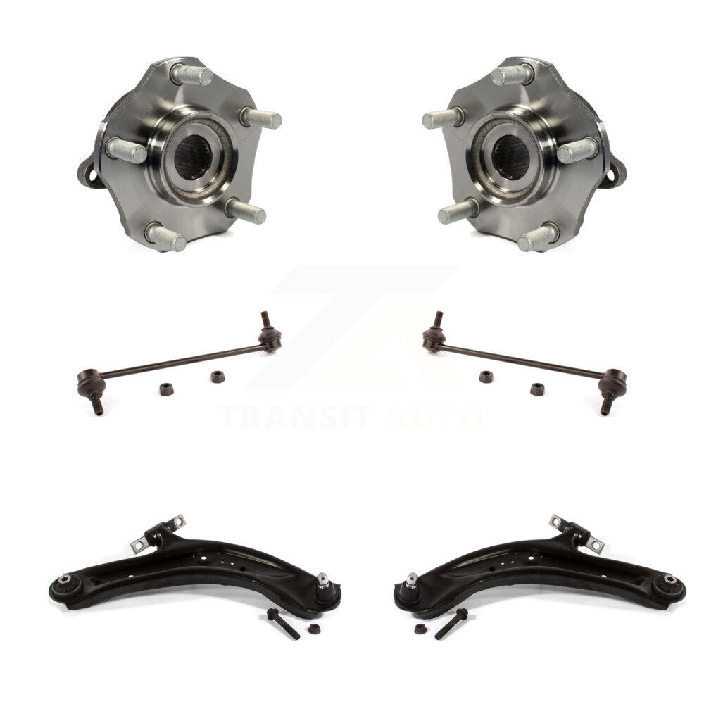 Bearing Lower Control Arm & Link Front Kit (6Pc) For Nissan Rogue Sport Qashqai