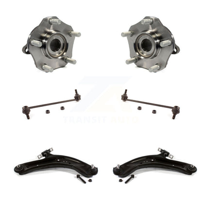 Bearing Lower Control Arm & Link Front Kit (6Pc) For Nissan Rogue Sport Qashqai