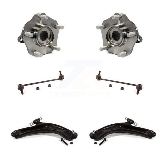 Bearing Lower Control Arm & Link Front Kit (6Pc) For Nissan Rogue Sport Qashqai