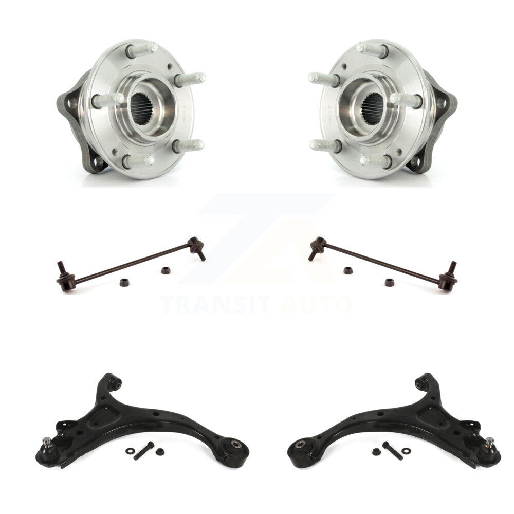 Bearing Lower Control Arm Link Front Kit (6Pc) For Hyundai Santa Fe Kia Sorento