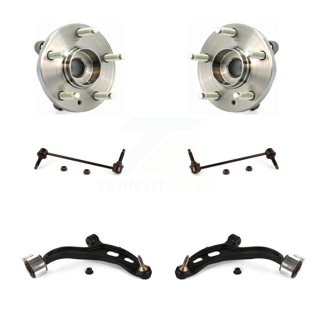 Bearing Lower Control Arm Link Front Kit (6Pc) For Ford Flex Taurus Lincoln MKT