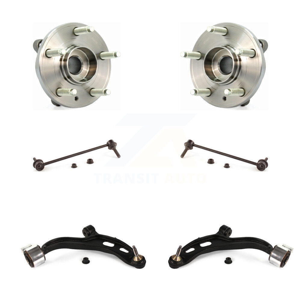 Bearing Lower Control Arm Ball Joint & Link Front Kit (6Pc) For 2009 Lincoln MKS