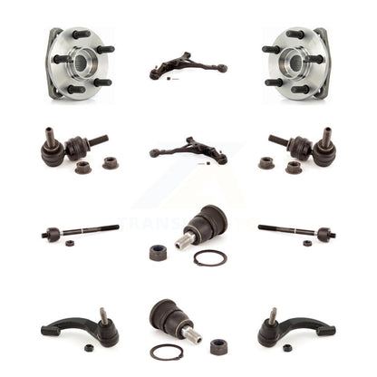 Lower Control Arm Upper Ball Joint Outer Inner Tie Rod Link Front Kit For Dodge