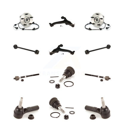 Lower Control Arm Upper Ball Joint Outer Inner Tie Rod & Link Front Kit For Jeep