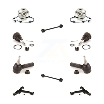 Bearing Lower Control Arm Upper Ball Joint Outer Tie Rod Link Front Kit For Jeep