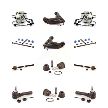 Lower Arm Upper Ball Joint Outer Inner Tie Rod & Link Front Kit (12Pc) For Ford