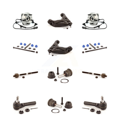 Lower Arm Upper Ball Joint Outer Inner Tie Rod & Link Front Kit (12Pc) For Ford