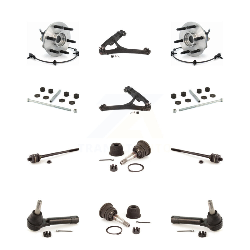 Lower Control Arm Upper Ball Joint Outer Inner Tie Rod Link Front Kit For GMC XL