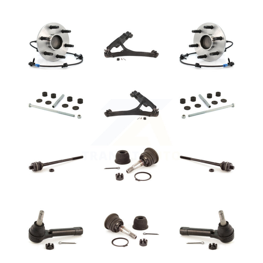 Lower Control Arm Upper Ball Joint Outer Inner Tie Rod Link Front Kit For GMC XL