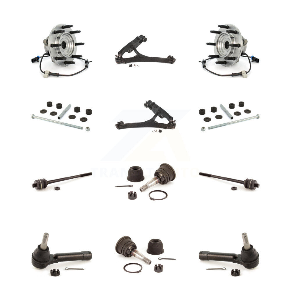 Lower Control Arm Upper Ball Joint Outer Inner Tie Rod & Link Front Kit For 1500
