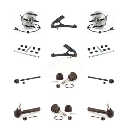 Lower Control Arm Upper Ball Joint Outer Inner Tie Rod & Link Front Kit For 1500