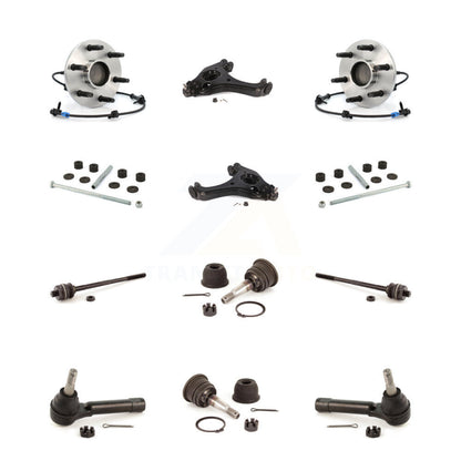 Hub Lower Control Arm Upper Ball Joint Outer Inner Tie Rod & Link Front Kit For