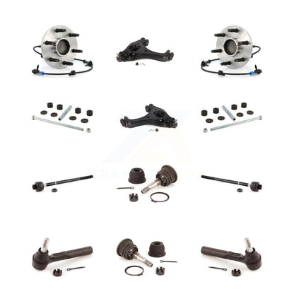 Hub Lower Control Arm Upper Ball Joint Outer Inner Tie Rod & Link Front Kit For