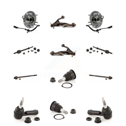 Hub Lower Control Arm Upper Ball Joint Outer Inner Tie Rod & Link Front Kit For