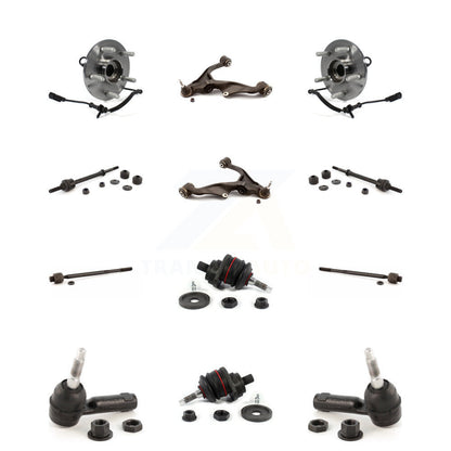 Hub Lower Control Arm Upper Ball Joint Outer Inner Tie Rod & Link Front Kit For