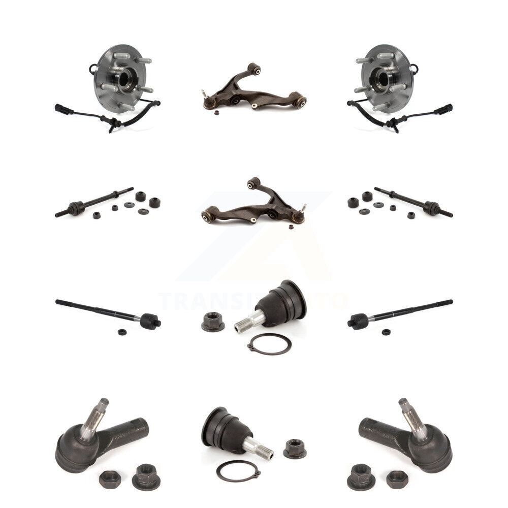 Lower Control Arm Upper Ball Joint Outer Inner Tie Rod & Link Front Kit For Ram