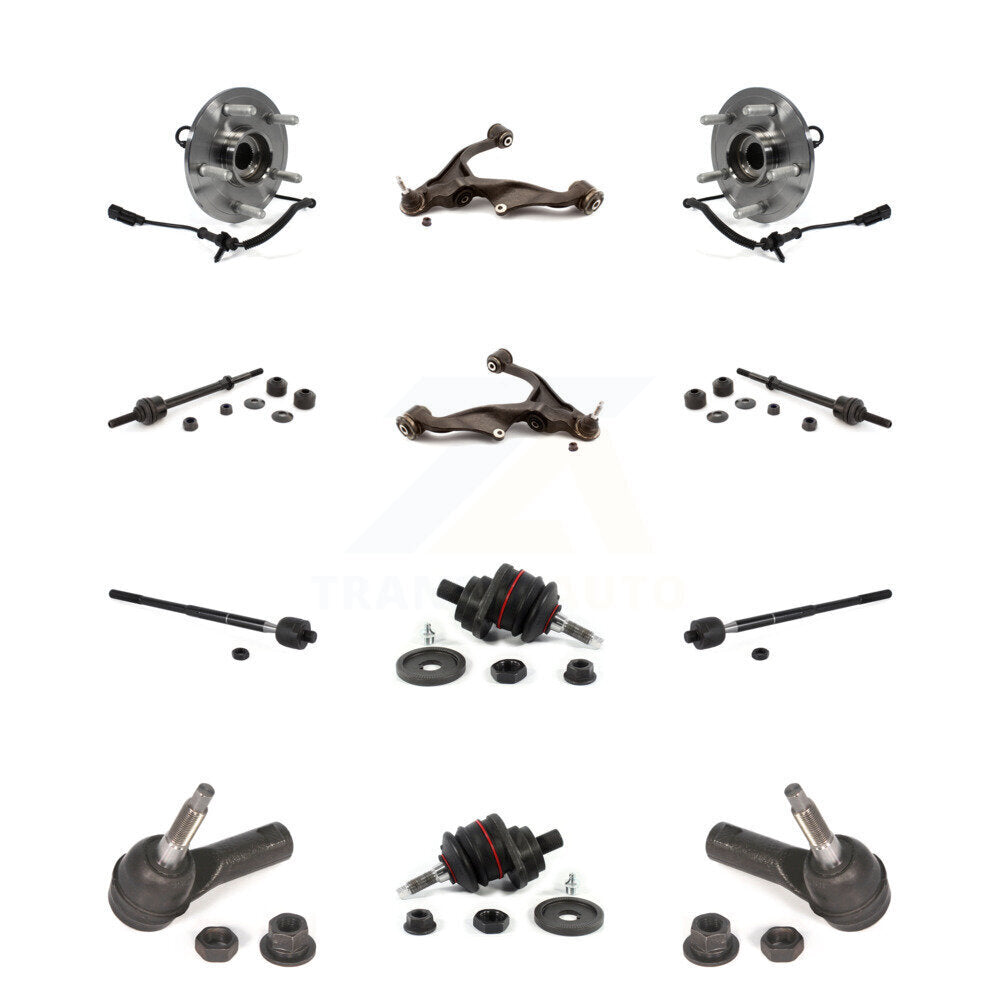 Lower Control Arm Upper Ball Joint Outer Inner Tie Rod & Link Front Kit For Ram