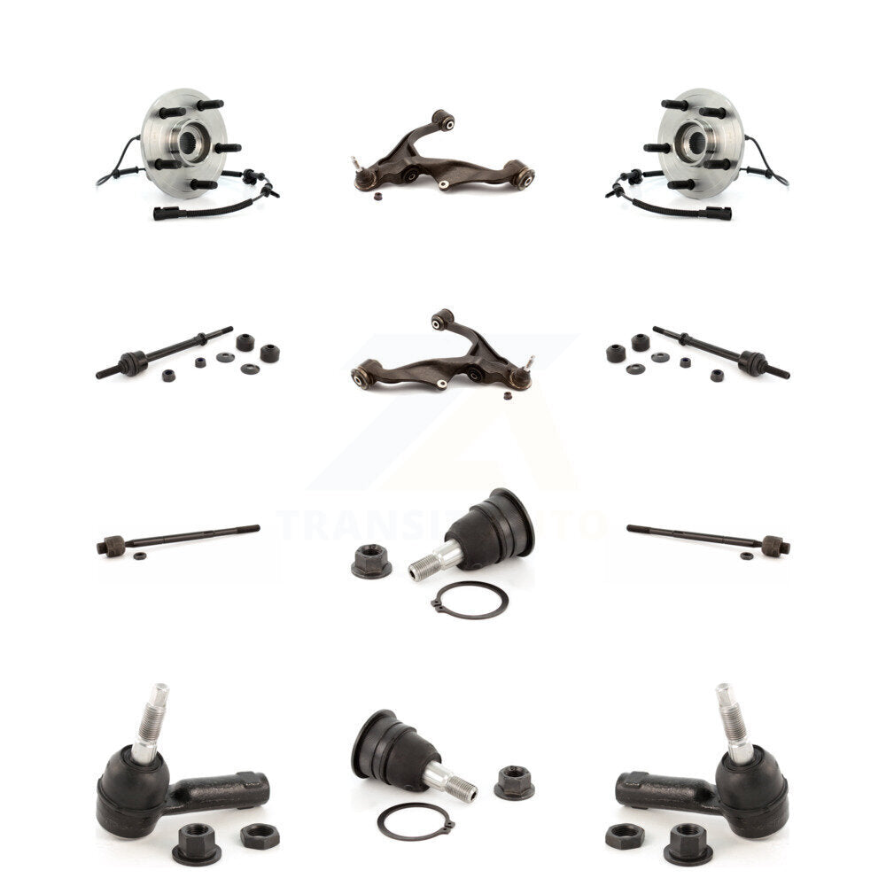 Lower Arm Upper Ball Joint Outer Inner Tie Rod Link Front Kit For Dodge Ram 1500