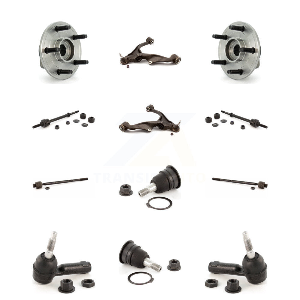 Lower Arm Upper Ball Joint Outer Inner Tie Rod Link Front Kit For Dodge Ram 1500