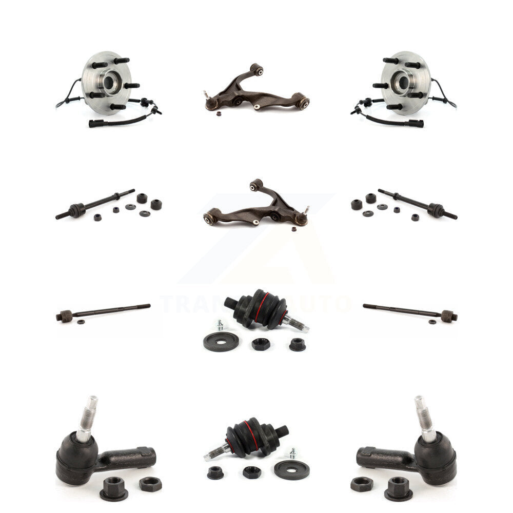 Lower Arm Upper Ball Joint Outer Inner Tie Rod Link Front Kit For Dodge Ram 1500
