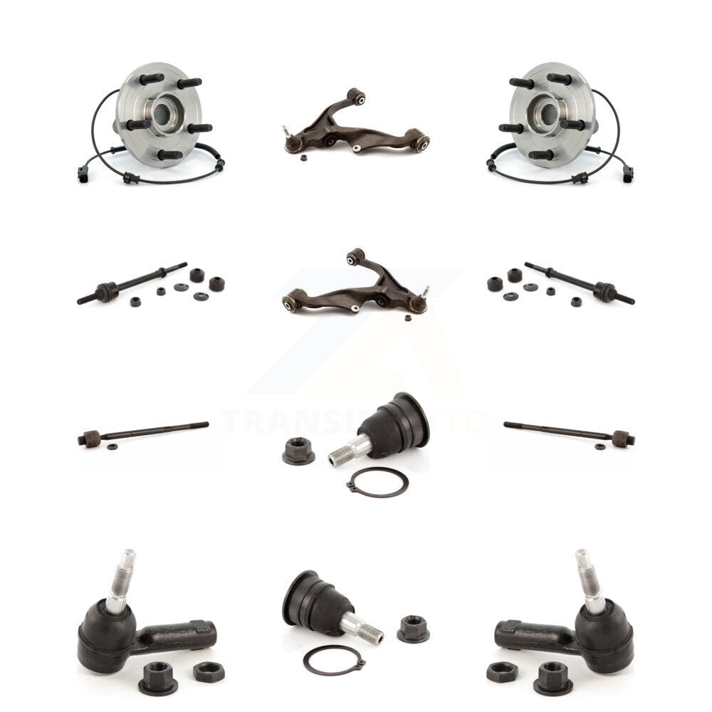 Lower Control Arm Upper Ball Joint Outer Inner Tie Rod & Link Front Kit For Ram