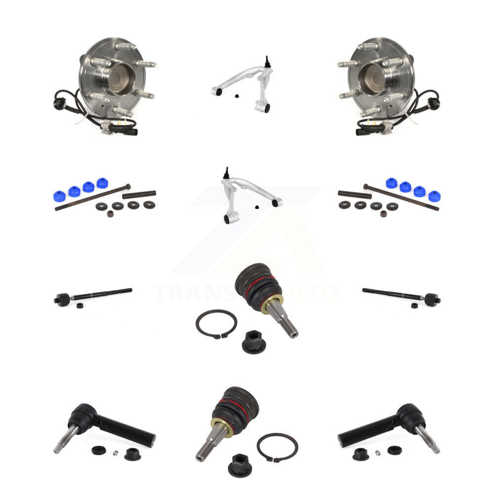 Lower Control Arm Upper Ball Joint Outer Inner Tie Rod Link Front Kit For GMC LD