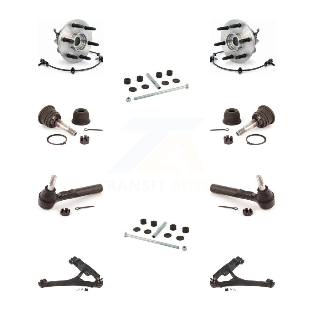 Bearing Lower Control Arm Upper Ball Joint Outer Tie Rod Link Front Kit For 1500