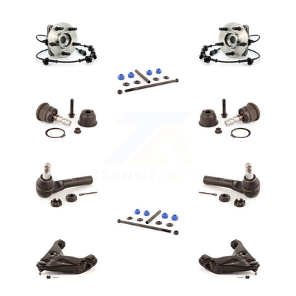 Bearing Lower Arm Upper Ball Joint Outer Tie Rod Link Front Kit (10Pc) For Ford