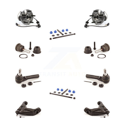 Bearing Lower Arm Upper Ball Joint Outer Tie Rod Link Front Kit (10Pc) For Ford