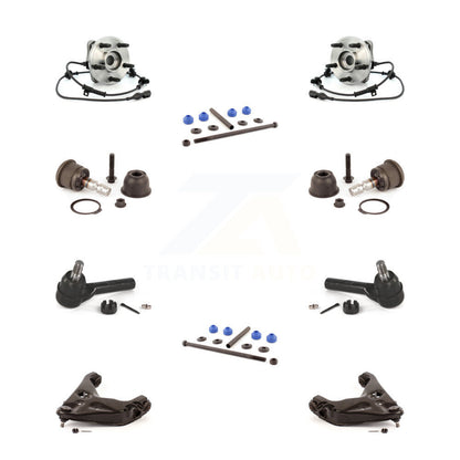 Bearing Lower Control Arm Upper Ball Joint Outer Tie Rod Link Front Kit For Ford