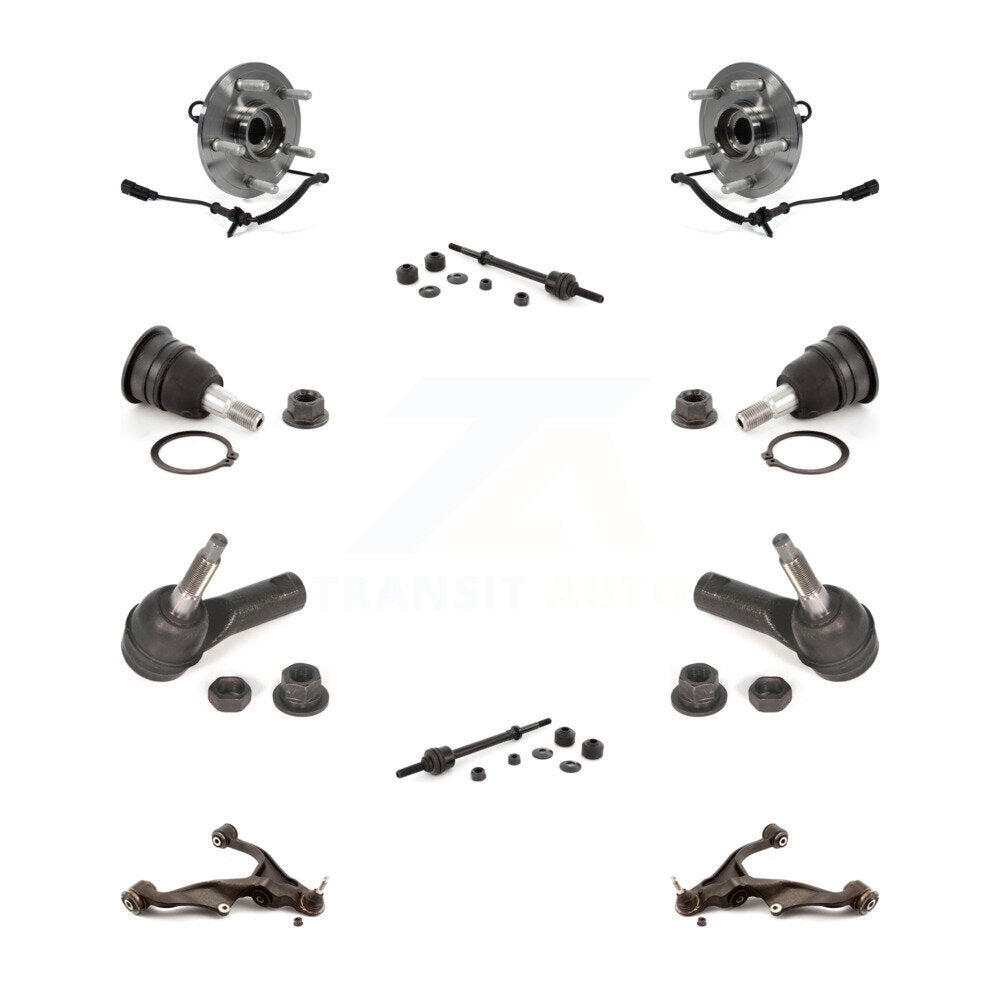 Bearing Lower Control Arm Upper Ball Joint Outer Tie Rod Link Front Kit For Ram