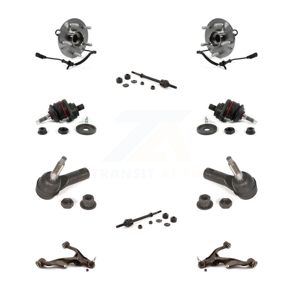 Bearing Lower Control Arm Upper Ball Joint Outer Tie Rod Link Front Kit For Ram