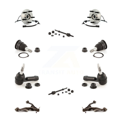 Hub Bearing Lower Control Arm Upper Ball Joint Outer Tie Rod Link Front Kit For