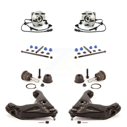 Bearing Lower Arm Upper Ball Joint Outer Tie Rod & Link Front Kit (8Pc) For Ford
