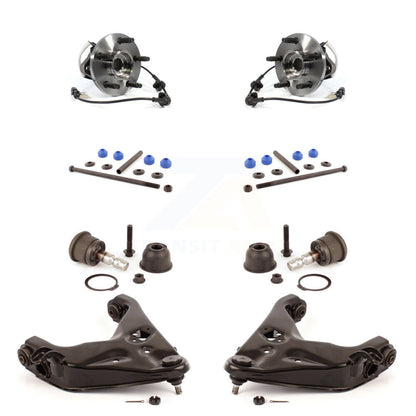 Bearing Lower Arm Upper Ball Joint Outer Tie Rod & Link Front Kit (8Pc) For Ford