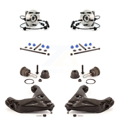 Bearing Lower Arm Upper Ball Joint Outer Tie Rod & Link Front Kit (8Pc) For Ford