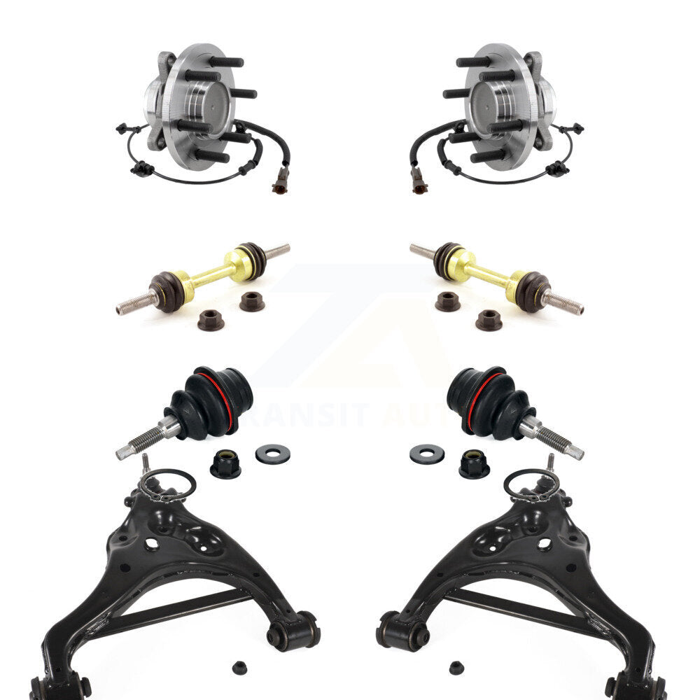 Bearing Lower Control Arm Upper Ball Joint Outer Tie Rod Link Front Kit For Ford