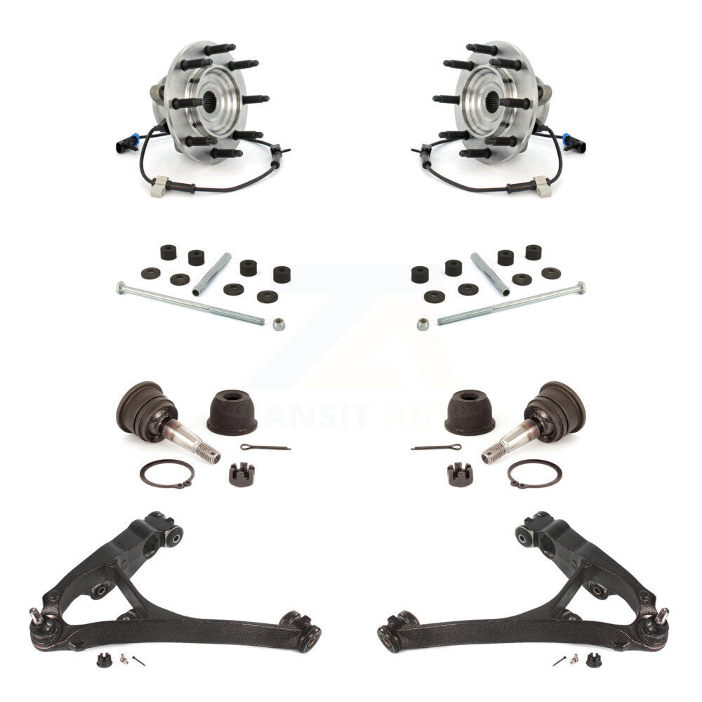 Bearing Lower Control Arm Upper Ball Joint Outer Tie Rod Link Front Kit For 1500